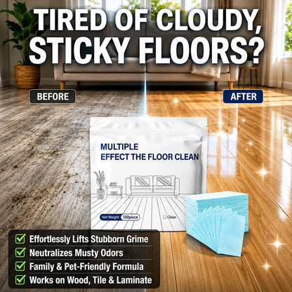 MAVONIQUECOSH® Effortless Clean Floor Tablets (100-Pack)🫧DROP, MOP, AND SHINE.