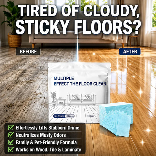 MAVONIQUECOSH® Effortless Clean Floor Tablets (100-Pack)🫧DROP, MOP, AND SHINE.