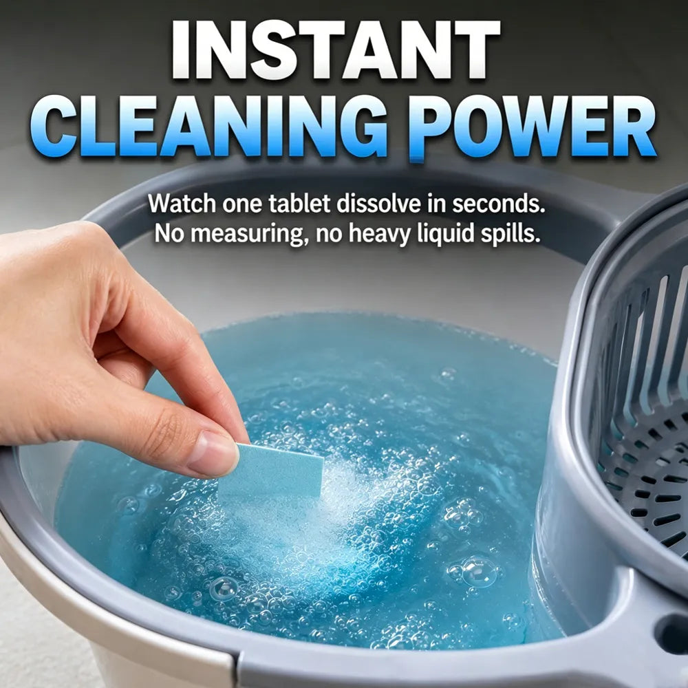 MAVONIQUECOSH® Effortless Clean Floor Tablets (100-Pack)🫧DROP, MOP, AND SHINE.