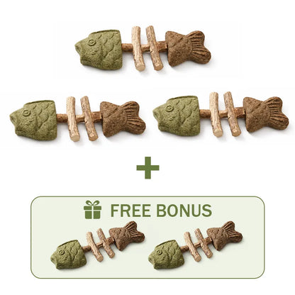 🔥Day Sale 50% OFF🐾-Catnip & Silvervine Chew