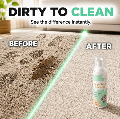 🔥Limited Time Promotion 50% OFF🔥Waterless Carpet Foam Stain Remover with Towel