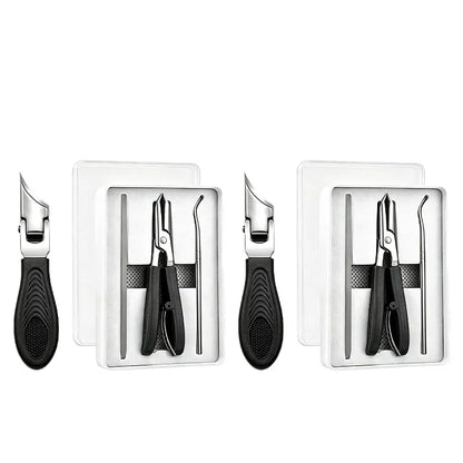 Buy 3 GET 2 FREE🎁Eagle Beak Angled Nail Clippers 3-Piece Set (With Nail Lifter & File) — Podiatrist-Grade Thick & Ingrown Toenail Trimmer 🦶✂️
