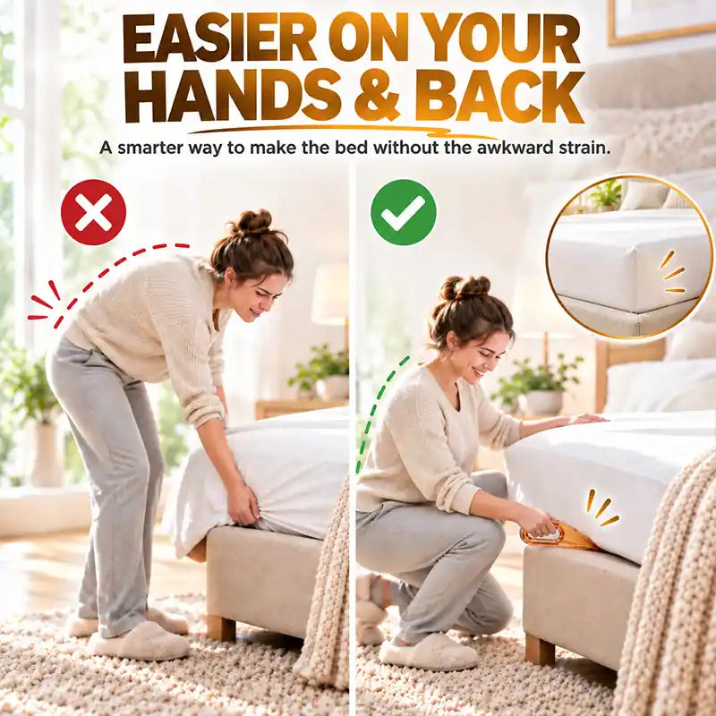 ✅Mavoniquecosh®Elegant Bedsheet Tucker & Mattress Lifter Tool🏋️‍♀️