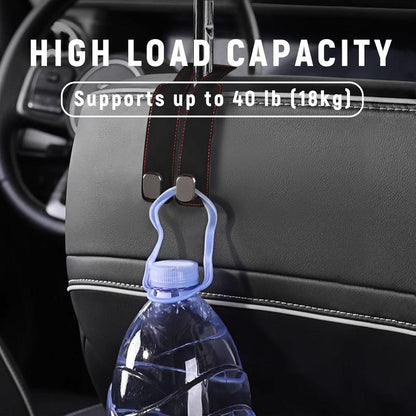 🔥LAST DAY SALE 50% OFF - MAVONIQUECOSH®🚗Car Seat Back Alcantara Storage Hook - 💥Double Hook Holder for Convenient Storage