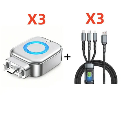 🥳2026 HOT SALE🥳💞50K+ SOLD!⚡Auto Power-Off Fast Charging Adapter