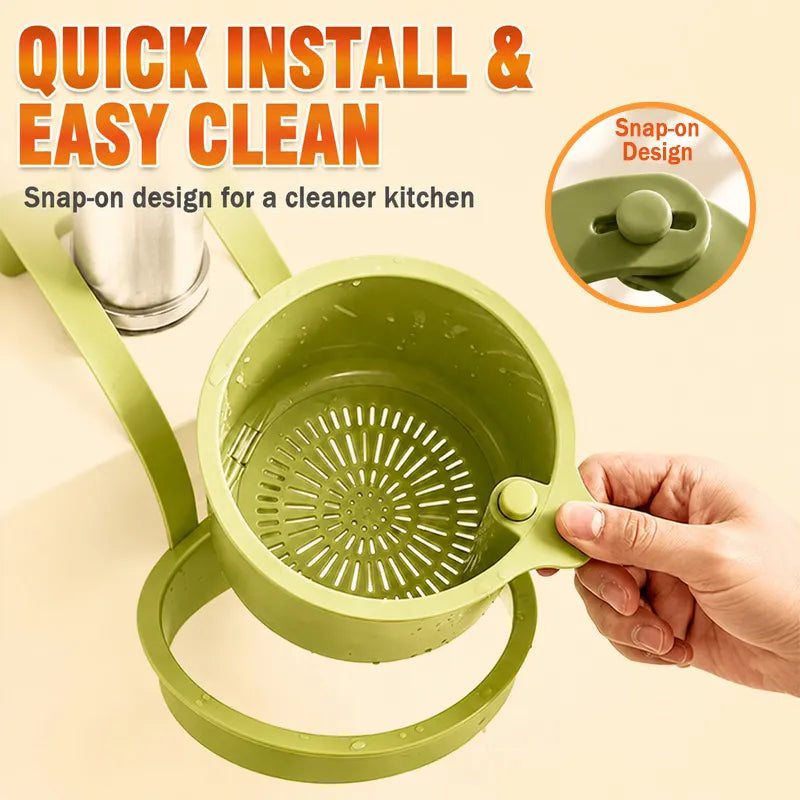 ⭐Multifunctional hanging sink drain basket