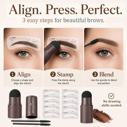Flash Sale⏰️Extra 10% Off at Checkout🔥IEY® Waterproof Eyebrow Stamp Kit ✨🌿