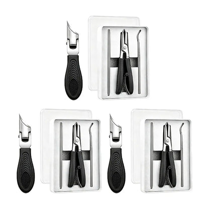Buy 3 GET 2 FREE🎁Eagle Beak Angled Nail Clippers 3-Piece Set (With Nail Lifter & File) — Podiatrist-Grade Thick & Ingrown Toenail Trimmer 🦶✂️