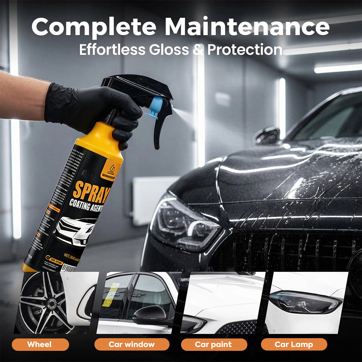 LAST DAY SALE 50% OFF🔥MAVONIQUECOSH®Nano Ceramic Coating Spray: Advanced UV & Acid Rain Shield