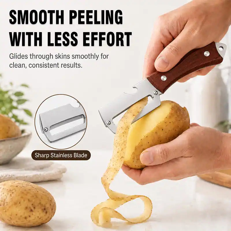 Last Day 60% OFF 🔥✨🔪 Multi-Functional Stainless Peeler 🥕
