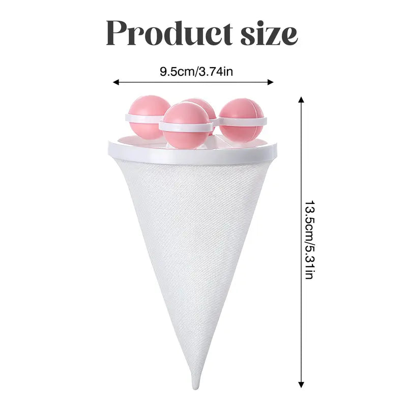 🥳2026 HOT SALE🎁💞50K+ SOLD!🧺🧼 Floating Lint Mesh Bag – Catches hair & lint, reusable, protects washing machine & drain. 🚿✨