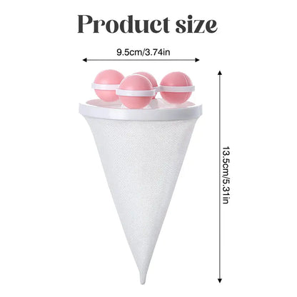 🥳2026 HOT SALE🎁💞50K+ SOLD!🧺🧼 Floating Lint Mesh Bag – Catches hair & lint, reusable, protects washing machine & drain. 🚿✨