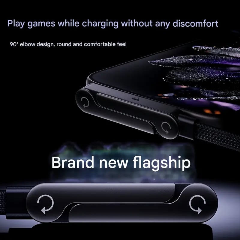 🔥Last Day 50% OFF ⚡2-in-1 Invisible Holder Charger Cable – 240W Fast Charging Cord🔥