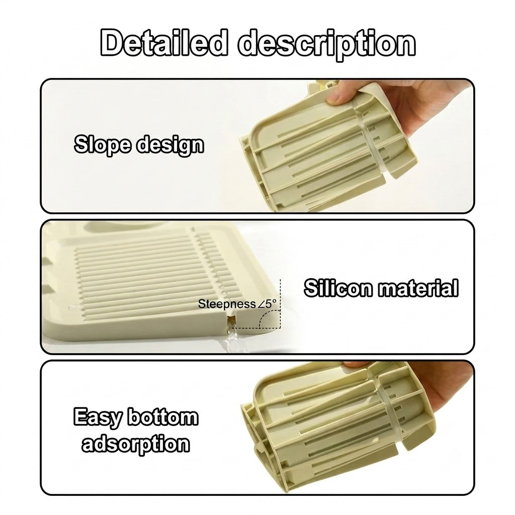 🔥 Hot Sale 55% OFF 🔥Minimalist Auto-Draining Silicone Sink Mat