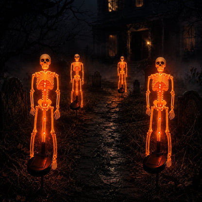💥LAST DAY 50% OFF🔥💀 Solar Skeleton Yard Stake