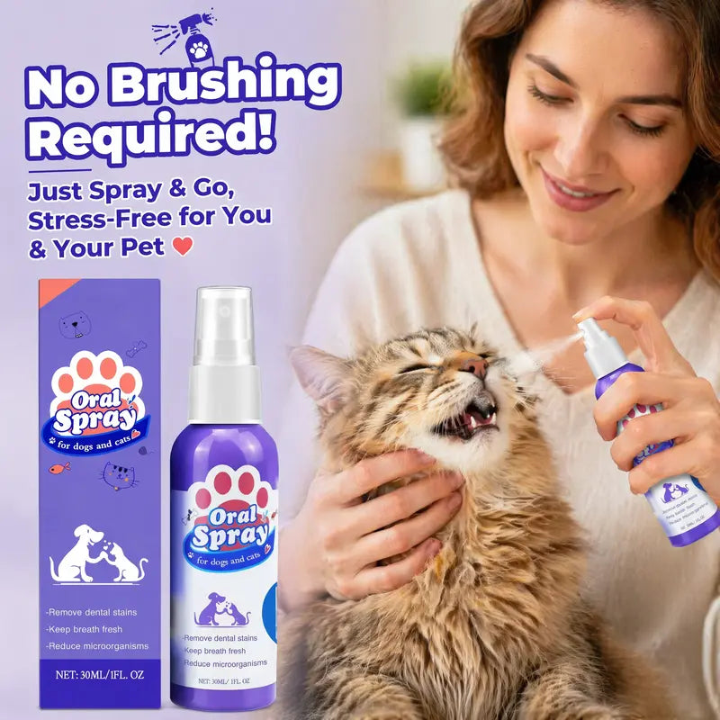 🔥2026 New Arrivals: 50% Off for a Limited Time!🔥MAVONIQUECOSH®Teeth Cleaning Spray for Pets