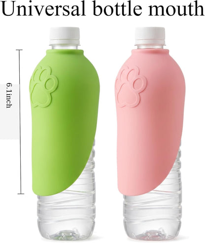 Portable Dog Water Bottle Adapter, Leak-Proof Pet Water Drinking Spout