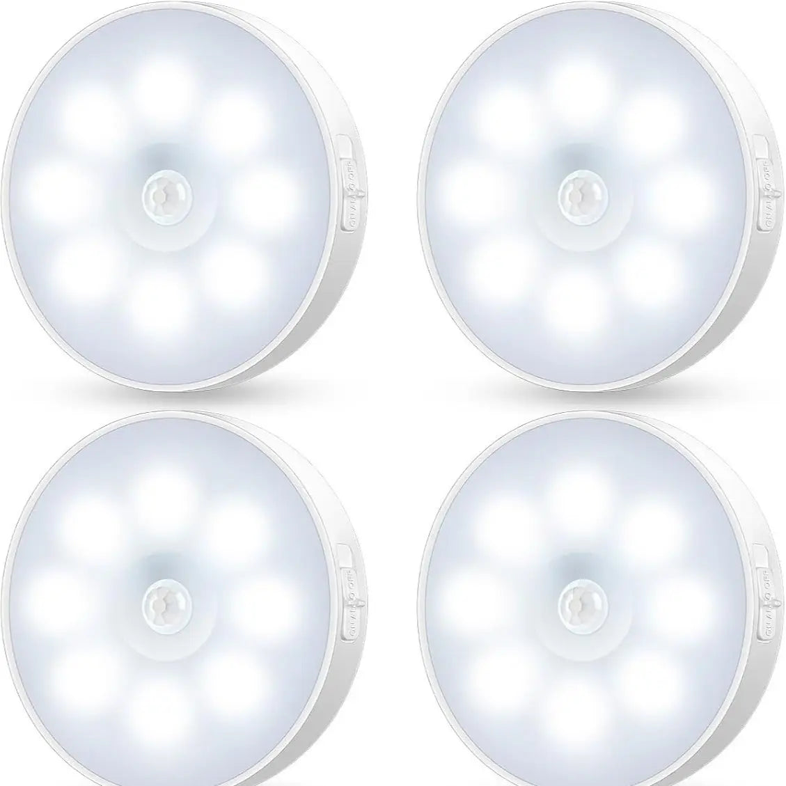 ⭐2-in-1 Stick-On Night Light (Motion + Steady Glow)