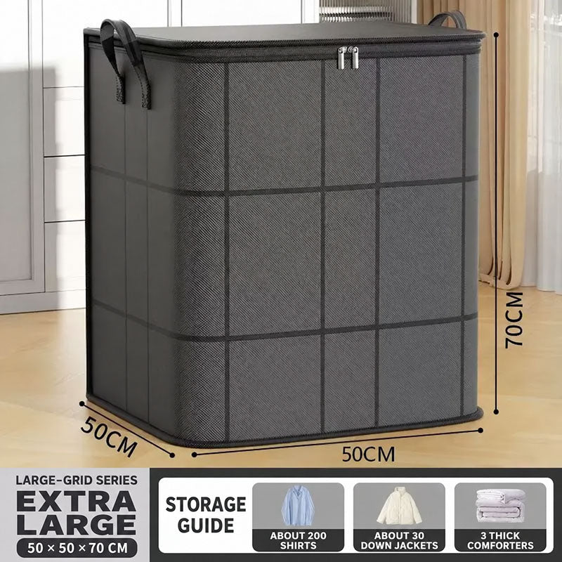 🔥Last Day 50% OFF ⚡XXL Foldable Storage Bags — Up to 180L for Clothes, Bedding & More