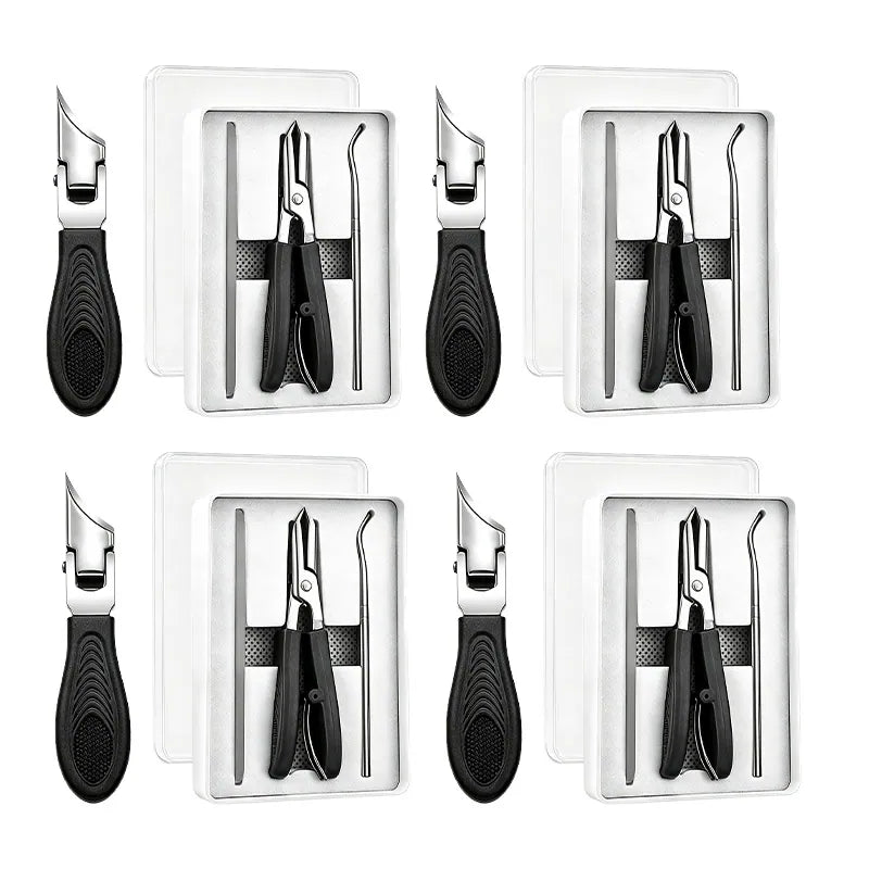 Buy 3 GET 2 FREE🎁Eagle Beak Angled Nail Clippers 3-Piece Set (With Nail Lifter & File) — Podiatrist-Grade Thick & Ingrown Toenail Trimmer 🦶✂️