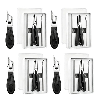 Buy 3 GET 2 FREE🎁Eagle Beak Angled Nail Clippers 3-Piece Set (With Nail Lifter & File) — Podiatrist-Grade Thick & Ingrown Toenail Trimmer 🦶✂️