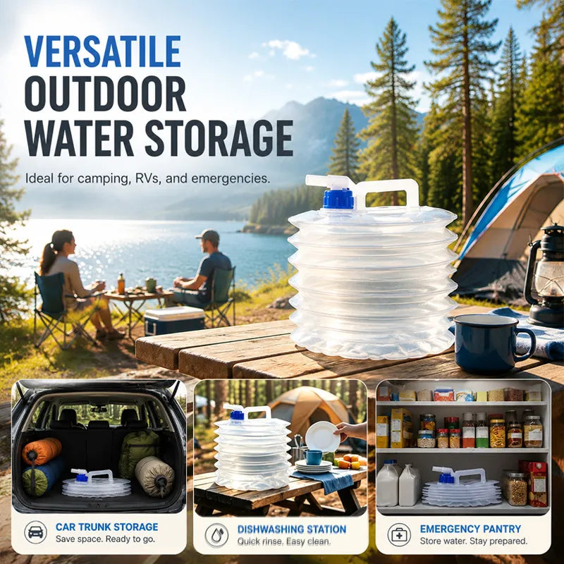 📢📢50% OFF !! ⏰Collapsible Water Container with Spigot