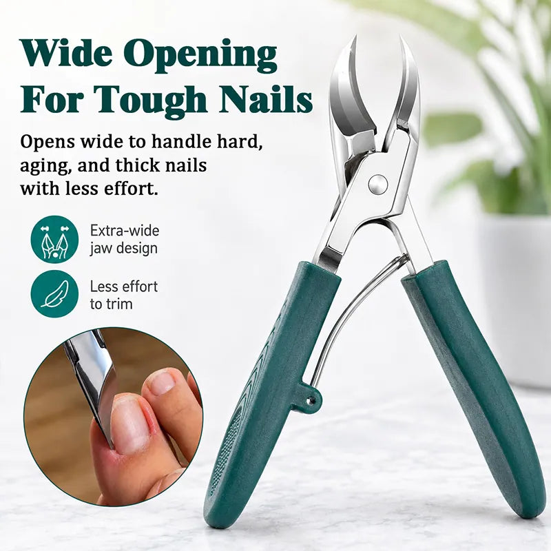 Buy 3 GET 2 FREE🎁Eagle Beak Angled Nail Clippers 3-Piece Set (With Nail Lifter & File) — Podiatrist-Grade Thick & Ingrown Toenail Trimmer 🦶✂️