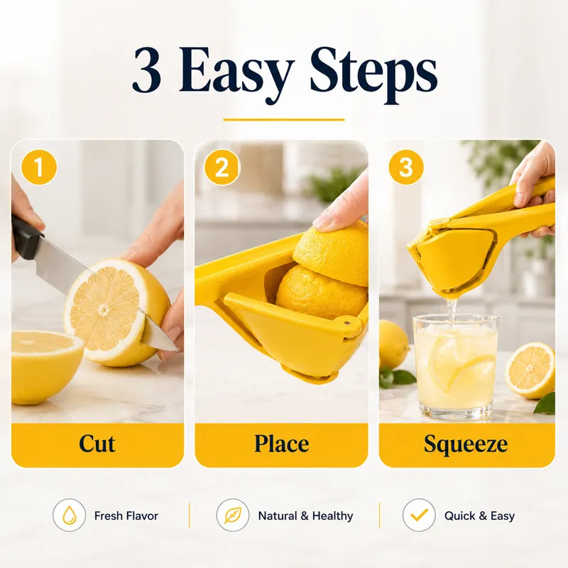MAVONIQUECOSH®Universal Fruit Press & Squeezer, ✨Food-Grade PP (BPA-Free), ✅Dishwasher Safe