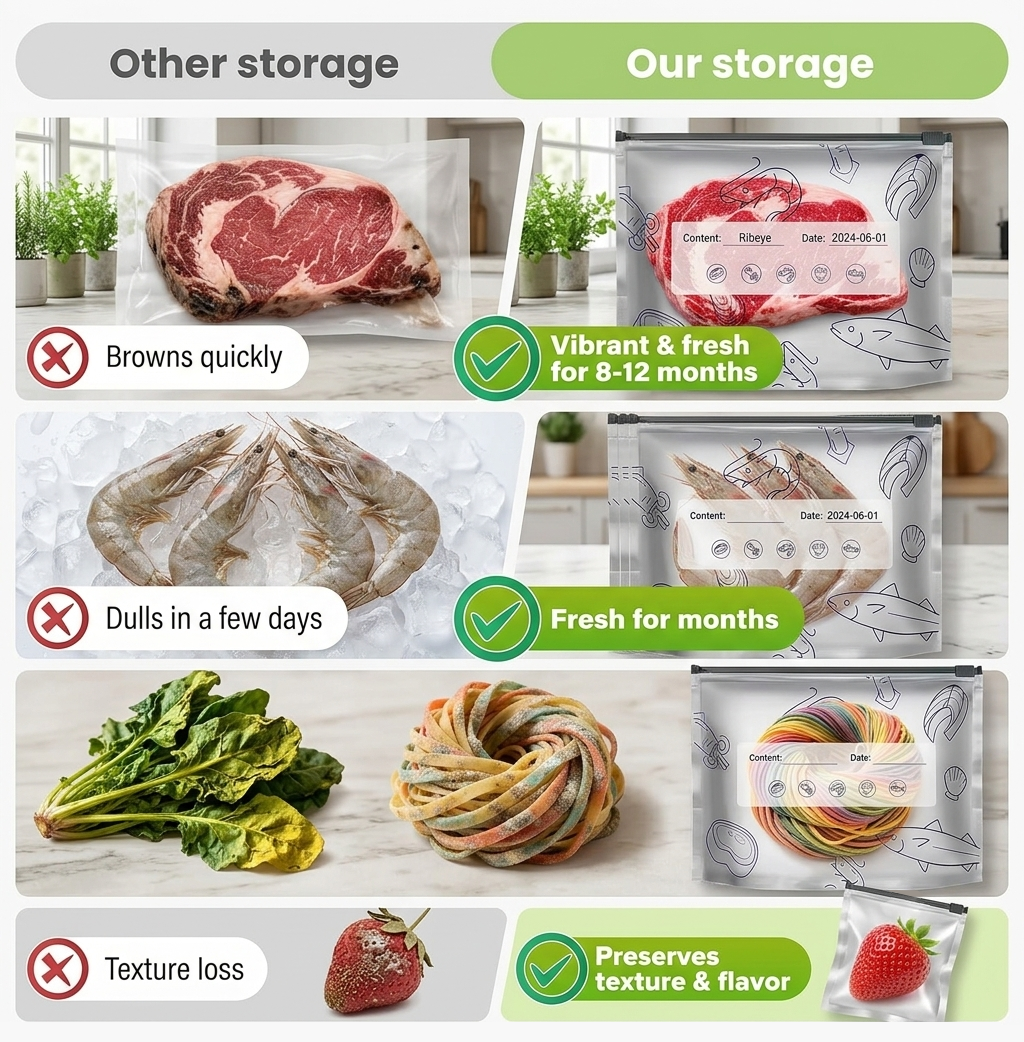 🔥 50% OFF Today! 30PCS Reusable Foil Food Storage Bags – Keep Food Fresh, Sealed & Organized