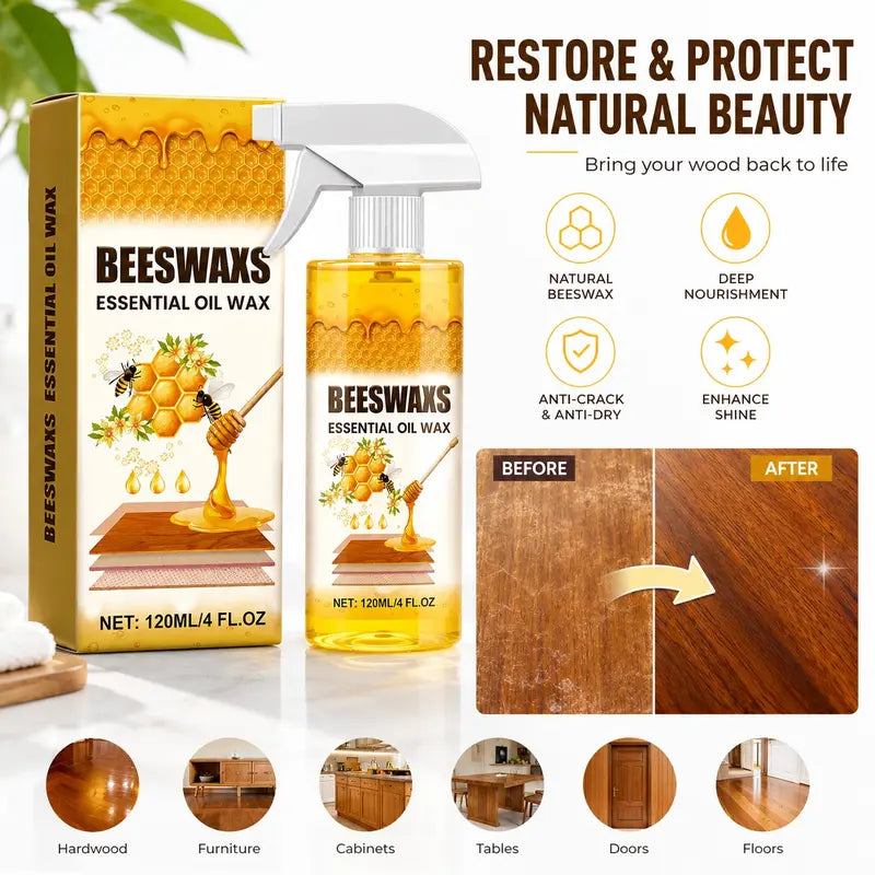 🐝Last Day: Buy more and get more free 🔥MAVONIQUECOSH®Natural Beeswax Repairing and Care Spray
