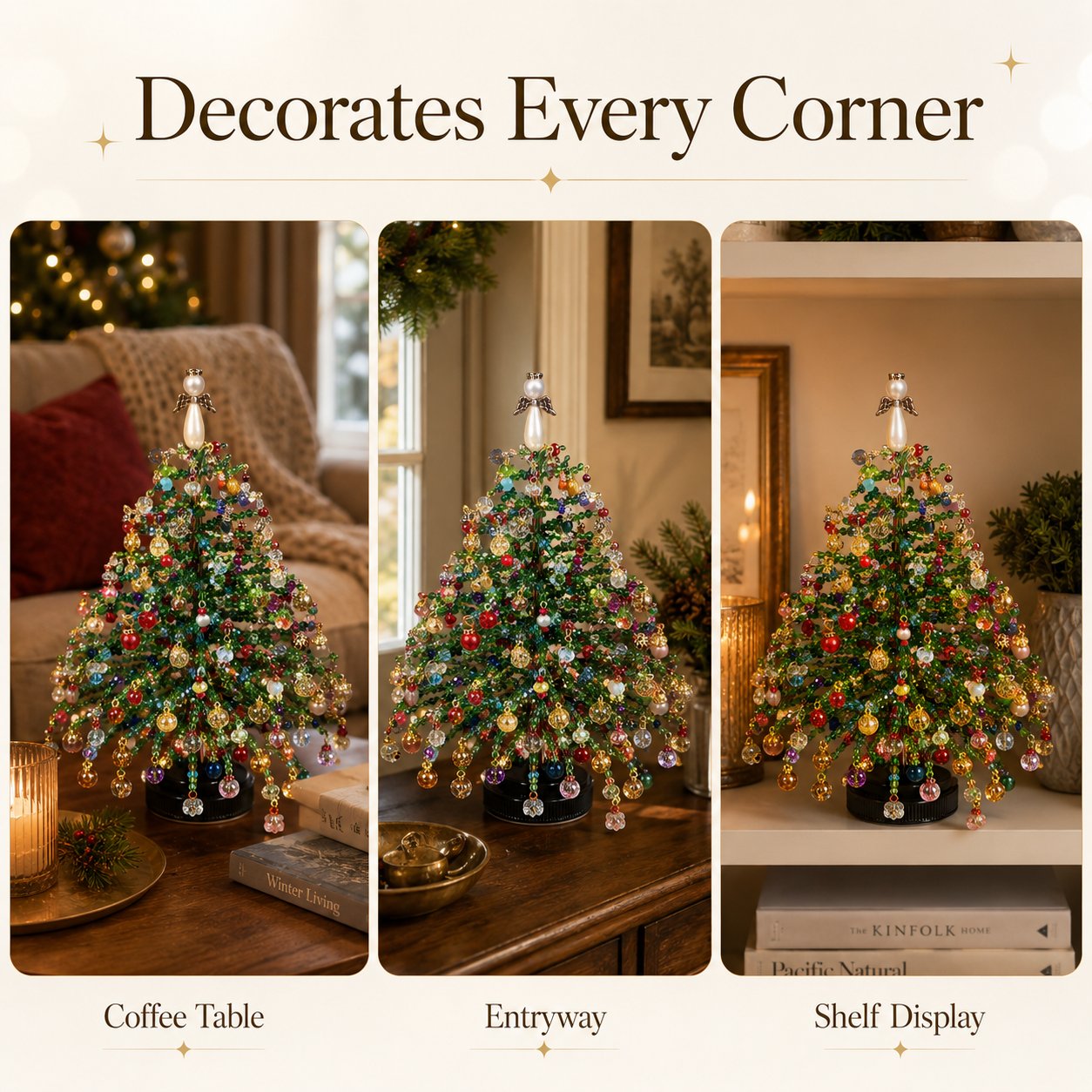 🎄🔥Last Day 49% OFF✨ DIY Beaded Christmas Tree Kit🎅