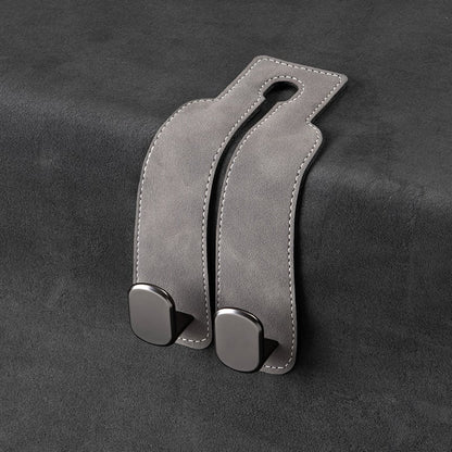 🔥LAST DAY SALE 50% OFF - MAVONIQUECOSH®🚗Car Seat Back Alcantara Storage Hook - 💥Double Hook Holder for Convenient Storage