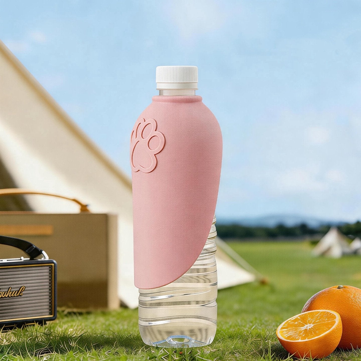 Portable Dog Water Bottle Adapter, Leak-Proof Pet Water Drinking Spout