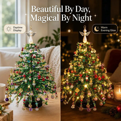 🔥 [50% OFF TODAY] DIY Sparkling Beaded Christmas Tree Kit — Create Magical Holiday Memories at Home 🎄✨ (JG)