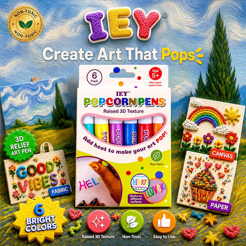 Save 50% by ordering today丨IEY®Magic 3D Popcorn Pens 🪄 Watch Their Drawings POP! (The Perfect Screen-Free Gift)