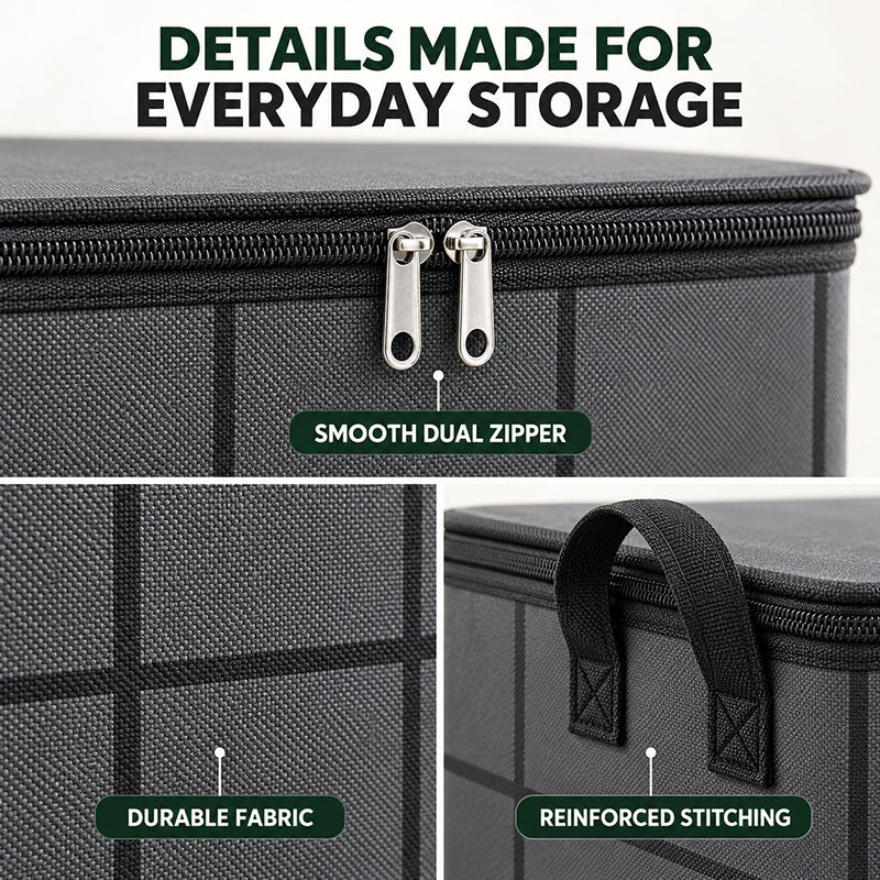 🔥Last Day 50% OFF ⚡XXL Foldable Storage Bags — Up to 180L for Clothes, Bedding & More (JG)