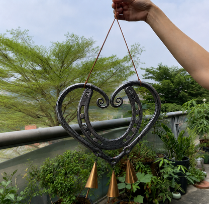 🔥LAST DAY 49% OFF💥The Horseshoe Heart Wind Chime ❤🐎