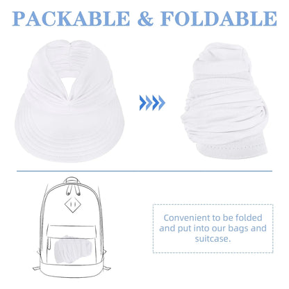 🔥Last Day 50% OFF -UPF 50+ Sun Visor Ponytail Hat