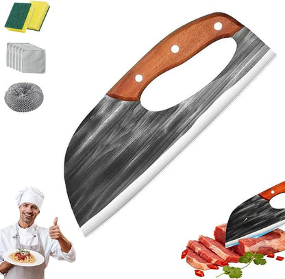 🔥 50% OFF  | Hand-Forged Kitchen Slicing Cleaver 🍖