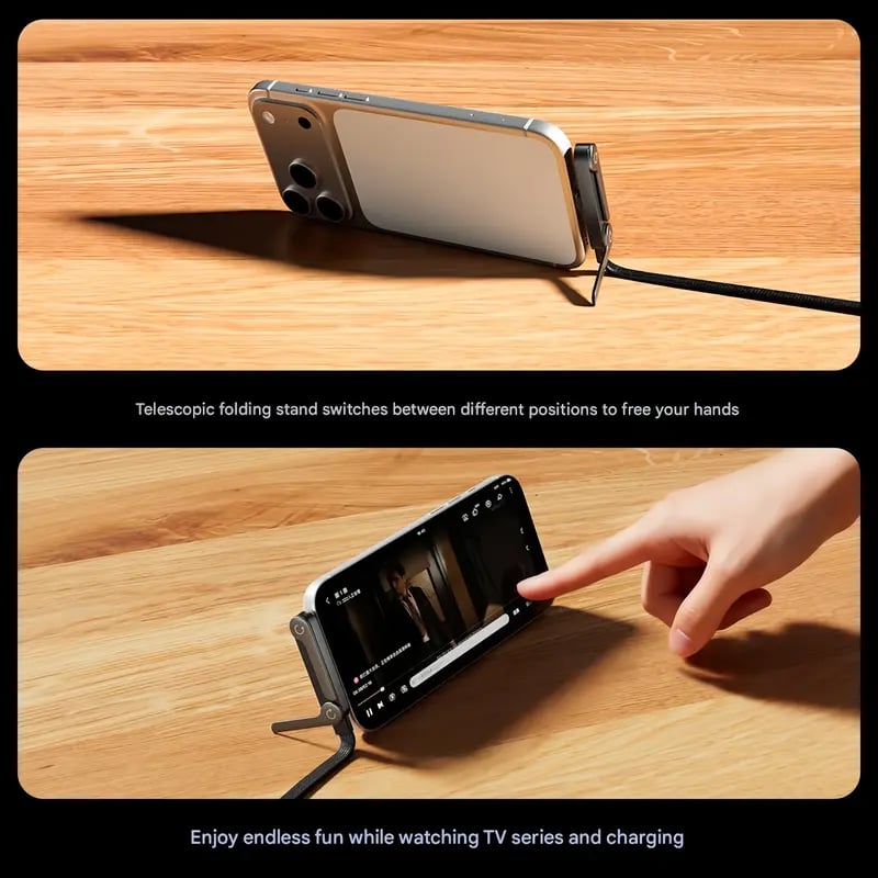 🔥Last Day 50% OFF ⚡2-in-1 Invisible Holder Charger Cable – 240W Fast Charging Cord