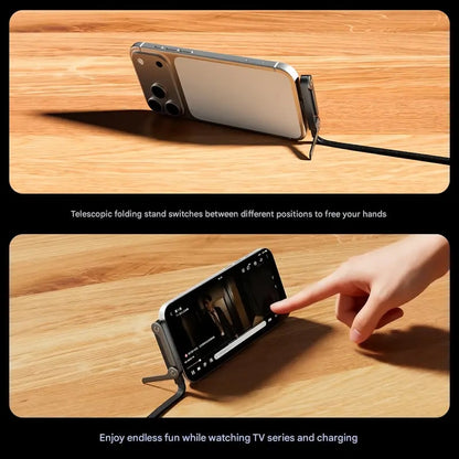 🔥Last Day 50% OFF ⚡2-in-1 Invisible Holder Charger Cable – 240W Fast Charging Cord
