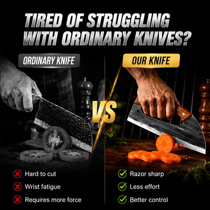 🔥 50% OFF  | Hand-Forged Kitchen Slicing Cleaver 🍖