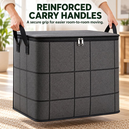🔥Last Day 50% OFF ⚡XXL Foldable Storage Bags — Up to 180L for Clothes, Bedding & More (JG)