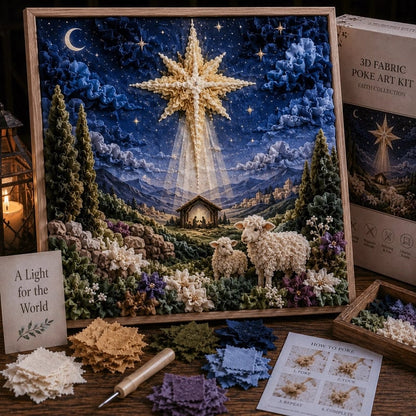 ✝️🔥Last Day 49% OFF✨ 3D Christian Fabric Poke Art Kit