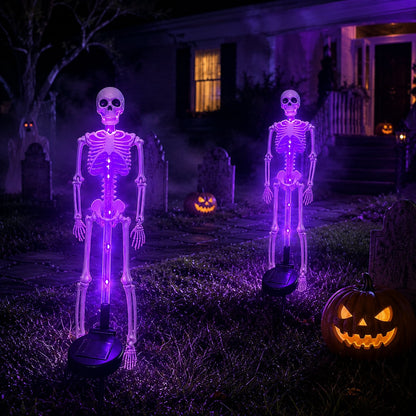 💥LAST DAY 50% OFF🔥💀 Solar Skeleton Yard Stake