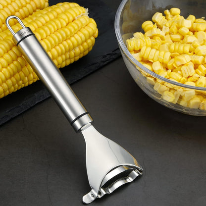Mavoniquecosh® Stainless Steel Corn Peeler | Quick Corn Stripper for Fresh & Cooked Corn