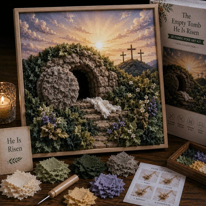 ✝️🔥Last Day 49% OFF✨ 3D Christian Fabric Poke Art Kit