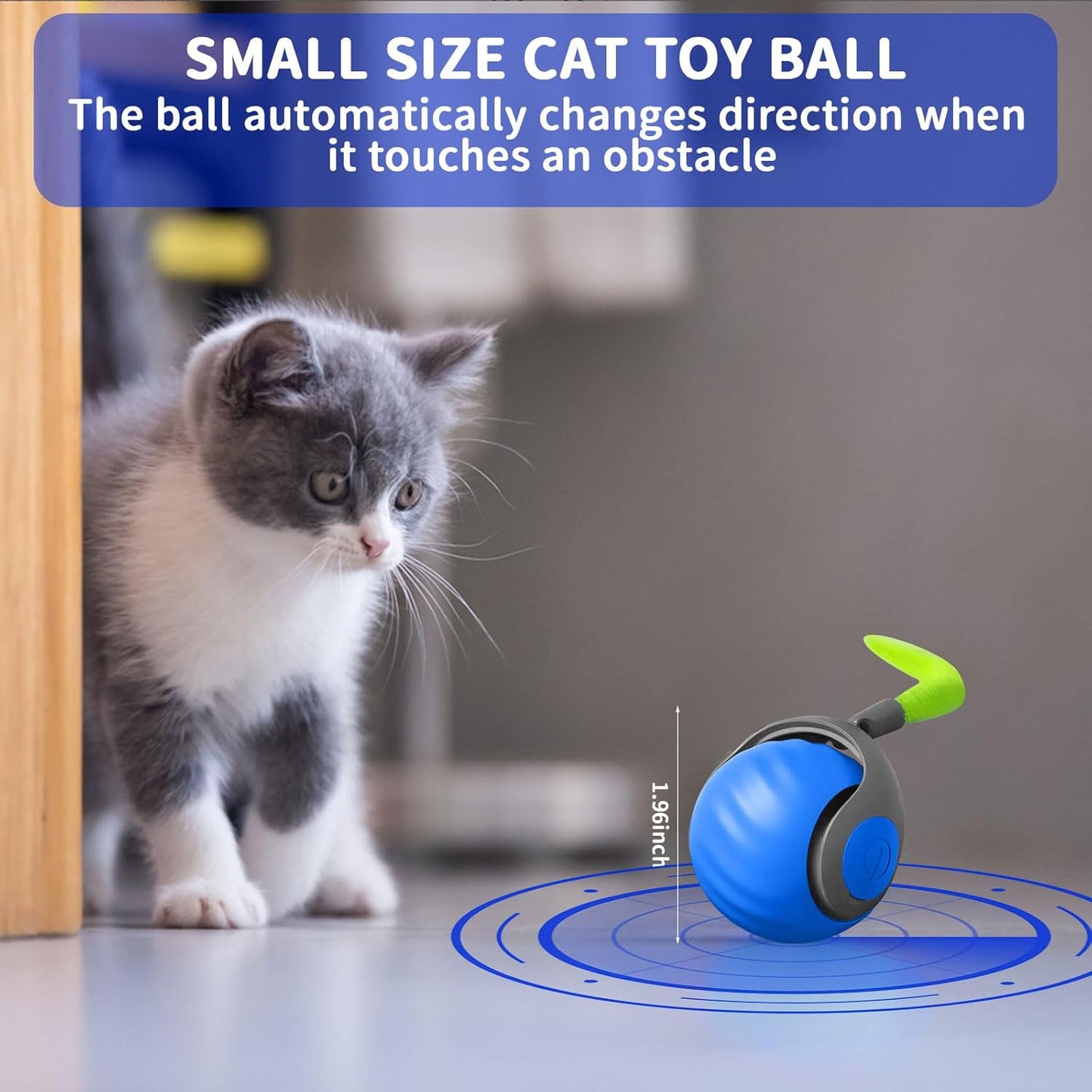 Mavoniquecosh®🐱🐶The Boredom Killer: Smart 360° Self-Rolling Cat&Dog Ball (USB Rechargeable)