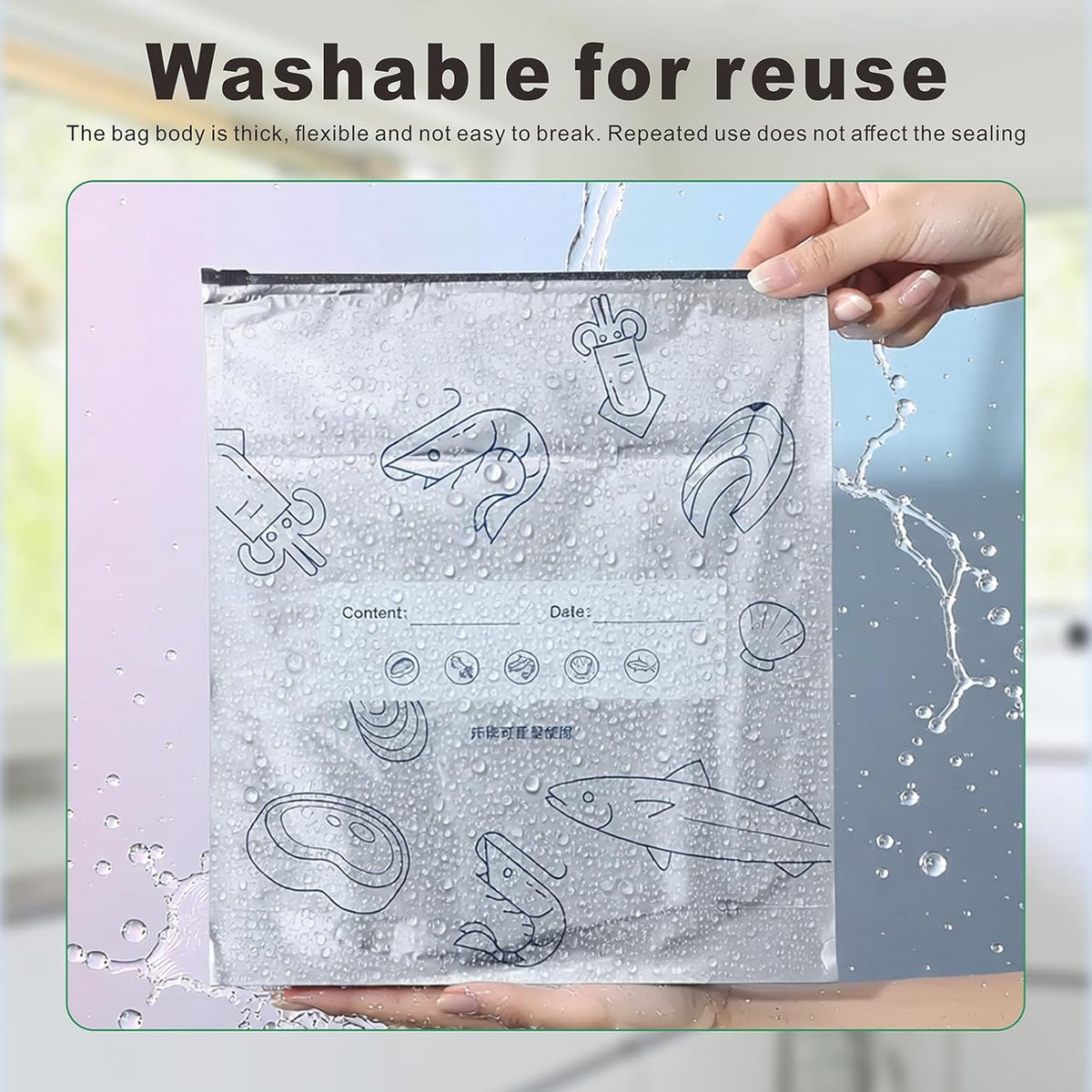🔥 50% OFF Today! 30PCS Reusable Foil Food Storage Bags – Keep Food Fresh, Sealed & Organized