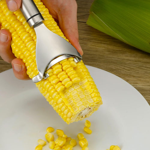 Mavoniquecosh® Stainless Steel Corn Peeler | Quick Corn Stripper for Fresh & Cooked Corn